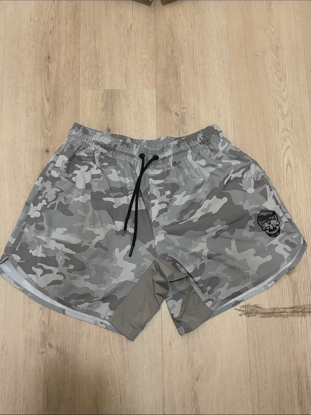 Gym Reapers Gray Camo Shorts